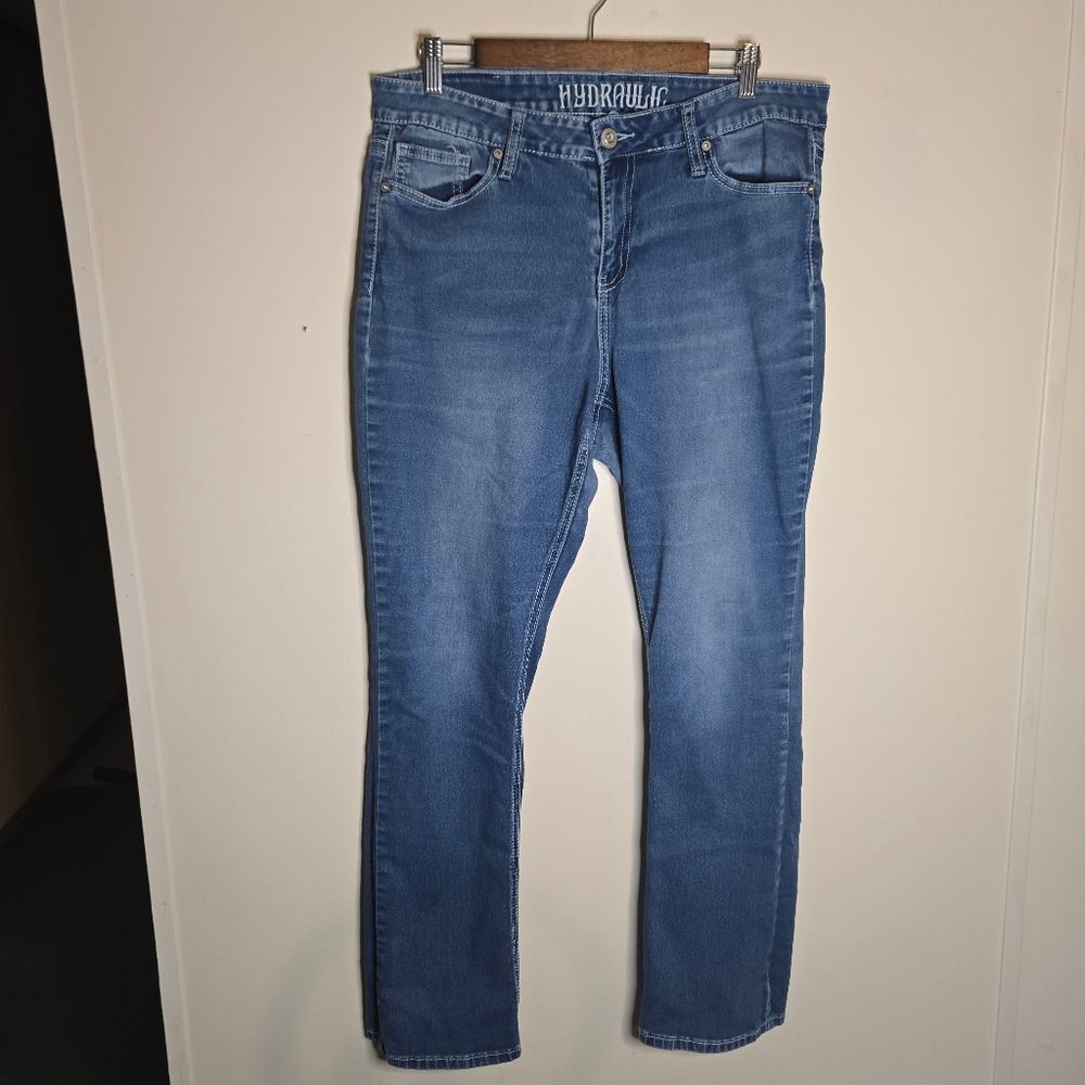 Hydraulic Nolita curvy micro boot Embelished jeans size 16
